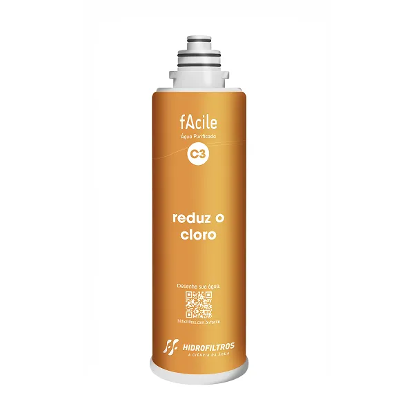 Refil Facile C3 Reduz Cloro 903-0544 Hidrofiltros