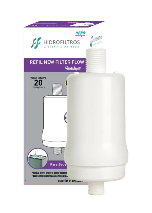 Refil New Filter Flow (Coluna Universal) Hidrofiltros