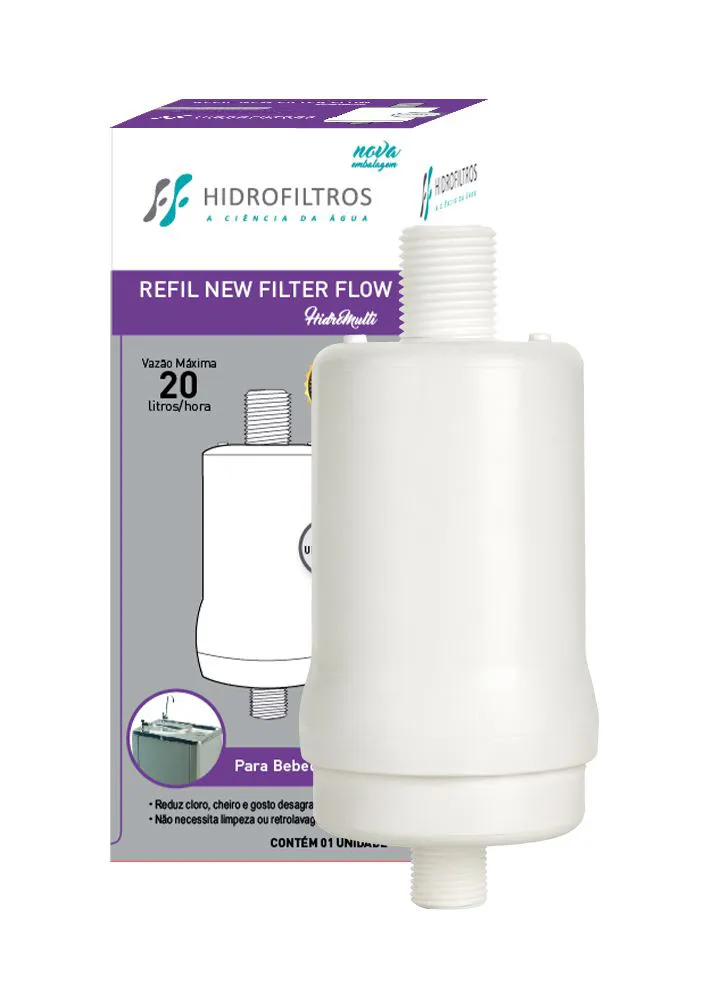 Refil New Filter Flow (Coluna Universal) Hidrofiltros