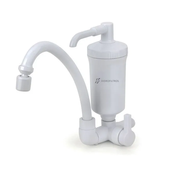 Torneira de Parede com Bica Móvel POP Branca Hidrofiltros